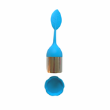 tea infuser 
tea leaf infuser 
plastic free tea infuser
diswasher safe tea infuser
blue Tea Leaf Infuser 
blue infuser