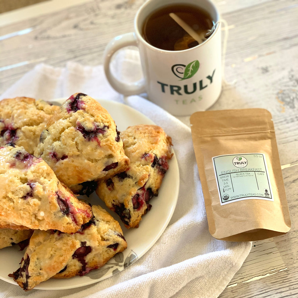 Homemade Blueberry Lemon Scones