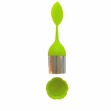 tea infuser 
tea leaf infuser 
plastic free tea infuser
diswasher safe tea infuser
Green Tea Leaf Infuser 