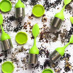 Green Leaf Infuser w/ Plate - TRULY TEAS